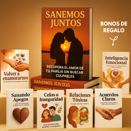 💕 Libro SANEMOS JUNTOS 📚 + 🎁 6 Bonos que cambiarán tu vida